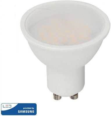 V-TAC VT-205 LED Lampen für Fassung GU10 und Form MR16 Kühles Weiß 400lm 1Stück