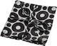 Espiel Coaster Fabric Black - White 10x10cm 24pcs