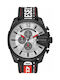 Diesel Mega Chief Watch Battery with Black Rubber Strap