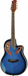 Harley Benton Ηλεκτροακουστική Κιθάρα HBO-850 Cutaway Blue