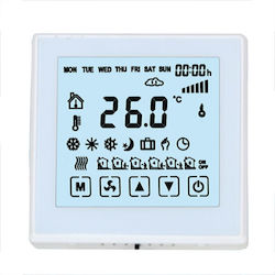 Roleen R302W Smart Digital Thermostat with Touch Screen και Wi-Fi