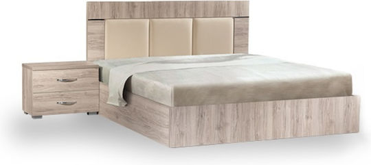 Set De Mobilier Pentru Dormitor 3 Piese Din Piele 160x200cm 2 Bucăți