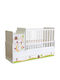Polini Kids Pătuț Bebeluși Multifuncțional Simple 1100 Turtă dulce pentru Saltea 60x120cm