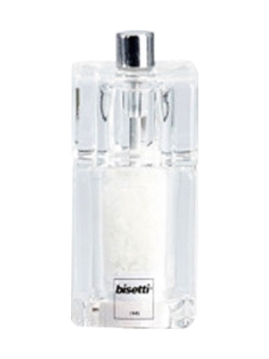 Bisetti Manual Plastic Salt Mill 9cm Transparent