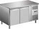 Karamco Английски превод: Stainless Steel Refrigerator Counter with 2 Doors and Cooling Machine 0/+8°C L136xW70xH85см GN2100TN/BACK
