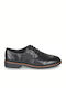 Griffin Lane Δερμάτινα Γυναικεία Oxfords σε Μαύρο Χρώμα