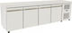 Niki Inox Congelator Comercial Bancă Congelare 610lt și 746W Oțel Inoxidabil cu 4 Uși P230 x L70 x Î88cm