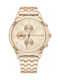 Tommy Hilfiger Whitney Watch with Pink Gold Metal Bracelet