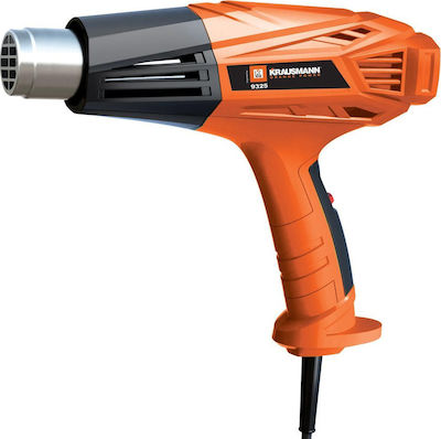 Krausmann Heat Gun 2000W with Maximum Temperature 600°C