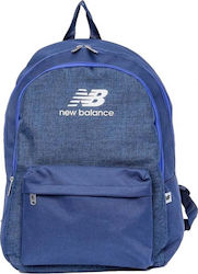 New Balance Σχολική Τσάντα Πλάτης Γυμνασίου - Λυκείου σε Μπλε χρώμα Μ30 x Π10 x Υ43cm