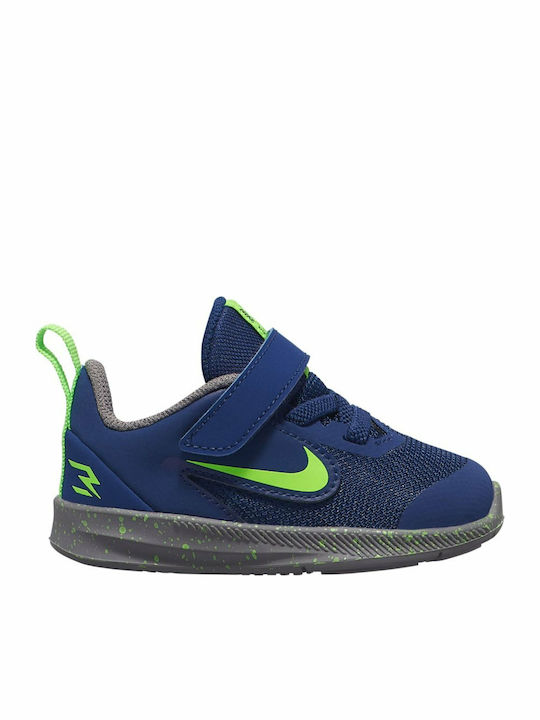 Downshifter Downshifter 9 Kids Sports Shoes Running with Hoop & Loop Closure Blue