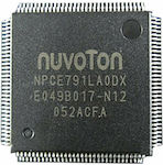 Controler IC Chip - NUVOTON NPCE791LA0DX, NPCE791LAODX QFP-128