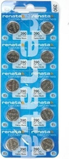Renata 390 Baterii Oxid de argint pentru ceasuri SR54 1.55V 10buc