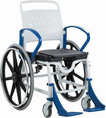 Rebotec Genf Scaun Cu Rotile 24" Baie 46cm Albastru