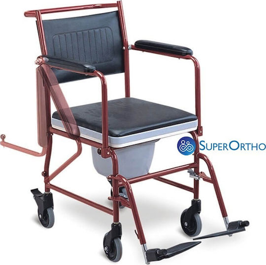 SuperOrtho SuperOrtho Bathroom Wheelchair 44cm TAWC96315 Red