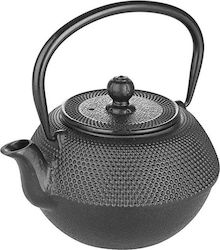 Ibili Oriental Teapot Set Cast iron with Filter Black 300ml 1pc
