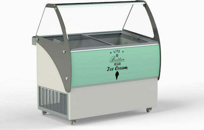 Crystal SA Elegante 56 Commercial Ice Cream Freezer H126.3xW167.6xD86.2cm