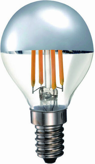VK Lighting LED Bulb 4W 75mm for Socket E14 and Shape G45 Warm White 350lm Dimmable