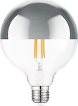 VK Lighting VK/05123/D/E/ST/W LED Lampen für Fassung E27 und Form G95 Warmes Weiß 650lm Dimmbar 1Stück