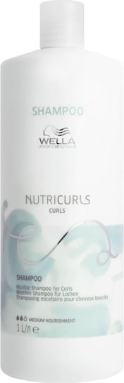 Wella Professionals Nutricurls Curl Medium Σαμπουάν Λείανσης για Σγουρά Μαλλιά 1000ml