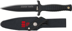 K25 Knife Black with Blade made of Stainless Steel in Sheath