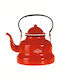 Venus Tea Set Enamel Red 1500ml 1pcs