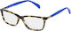 Tous Plastic Eyeglass Frame Brown Tortoise VTO937 0744
