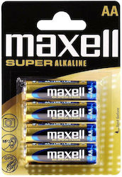 Maxell Super Alkaline AA 1.5V 4τμχ