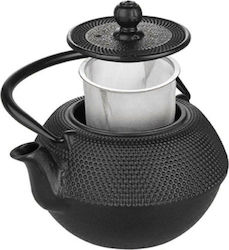 Ibili Oriental Teapot Set Cast iron with Filter Μαύρη 1200ml 1pc