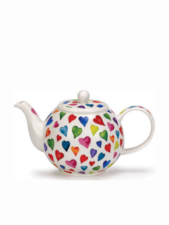 Dunoon Warm Hearts Teekanne Porzellan Mehrfarbig 750ml