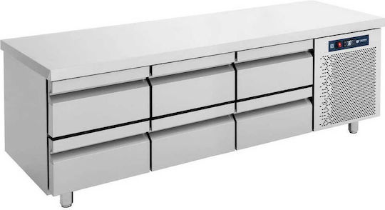 Bambas Frost PS 185 Commercial Refrigerator 376lt with 6 Drawers 0/+10°C L185xD70xH68cm