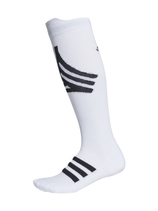 Adidas Alphaskin Graph Cushioned Socks Șosete de Fotbal Albe 1 pereche