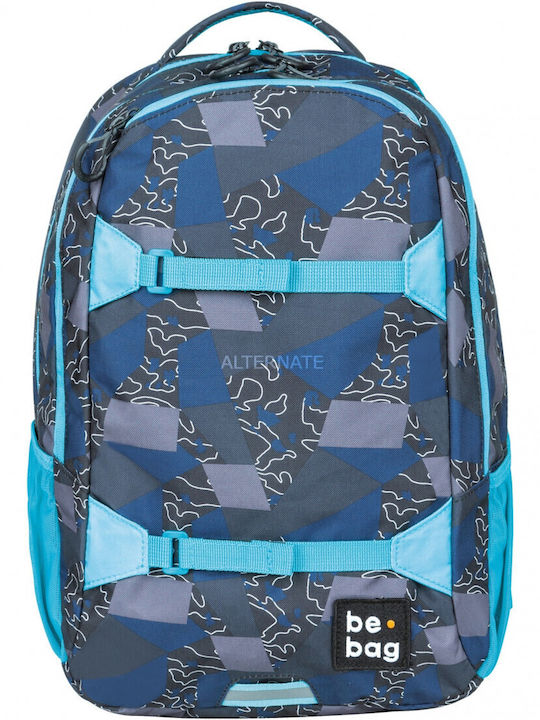 Pelikan Be.Bag Explorer Edgy Labyrinth Schulranzen Rucksack Junior High-High School in Blau Farbe 27Es