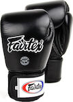 Fairtex BGV1 Боксови ръкавици от синтетична кожа за състезание Черни