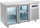 Bambas Frost Английски превод: Stainless Steel Refrigerator Counter 344лт with 2 Glass Doors and Cooling Machine 0/+10°C L139xW70xH85см PGG 139