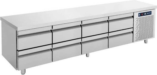 Bambas Frost PS 239 Commercial Refrigerator 500lt with 8 Drawers 0/+10°C L239xD70xH68cm