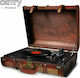 Camry CR1149 CR1149 Suitcase Turntables with Preamp and Built-in Speakers Brown