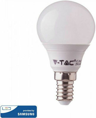 V-TAC VT-270 LED Lampen für Fassung E14 und Form P45 Warmes Weiß 600lm 1Stück