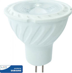 V-TAC VT-257 LED Lampen für Fassung GU5.3 und Form MR16 Warmes Weiß 450lm 1Stück