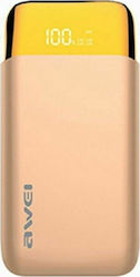 Awei P52K Power Bank 10000mAh με 2 Θύρες USB-A ...
