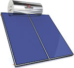 SOL-Violaris Full Plate Ηλιακός Θερμοσίφωνας 300 λίτρων Glass Τριπλής Ενέργειας με 4τ.μ. Συλλέκτη