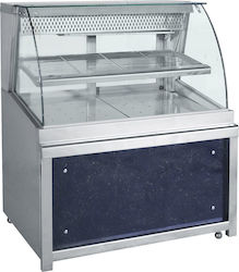 Bambas Frost Refrigerated Floor Display Case 2 Flat Surfaces