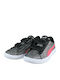 Smash Glitz Glam Kids Sneakers with Scratch Silver