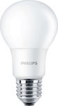Philips Becuri LED pentru Soclu E27 și Formă A60 Alb cald 806lm 1buc