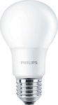 Philips LED Лампи за Цокъл E27 и Форма A60 Топло бяло 806лм 1бр