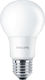 Philips LED Lampen für Fassung E27 und Form A60 Naturweiß 806lm 1Stück