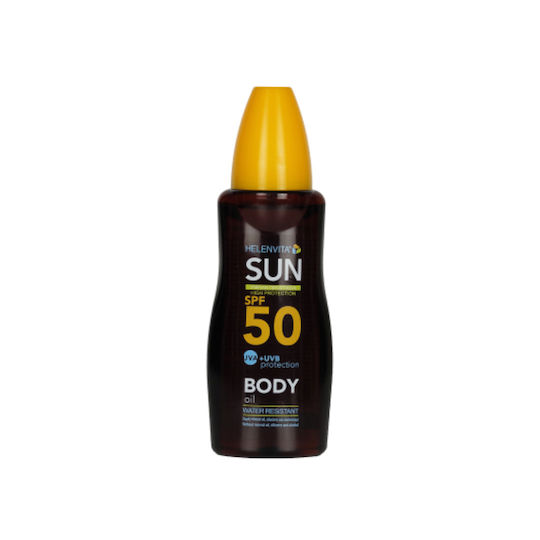 Helenvita Слънцезащитно Водоустойчиво Масло За Тяло SPF50 Спрей 200мл