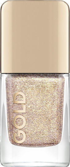 Catrice Cosmetics Gold Effect Glitter Βερνίκι Νυχιών Χρυσό 10.5ml
