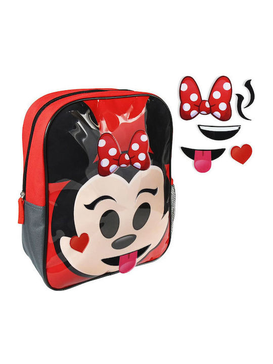 Cerda Minnie School Bag Backpack Kindergarten in Red color