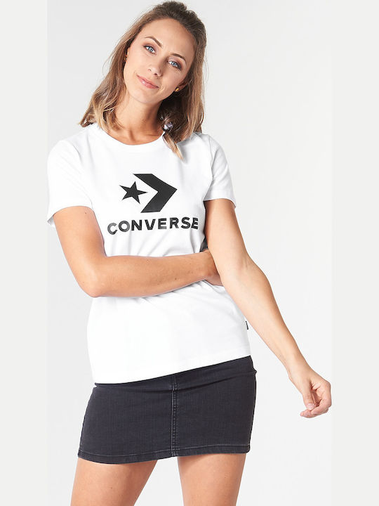 Star Chevron Γυναικείο T-shirt Λευκό